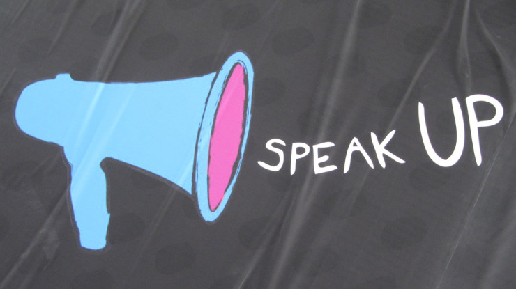 Speak up, make your voice heard by Howard Lake (CC BY-SA 2.0) https://flic.kr/p/9rAjnQ